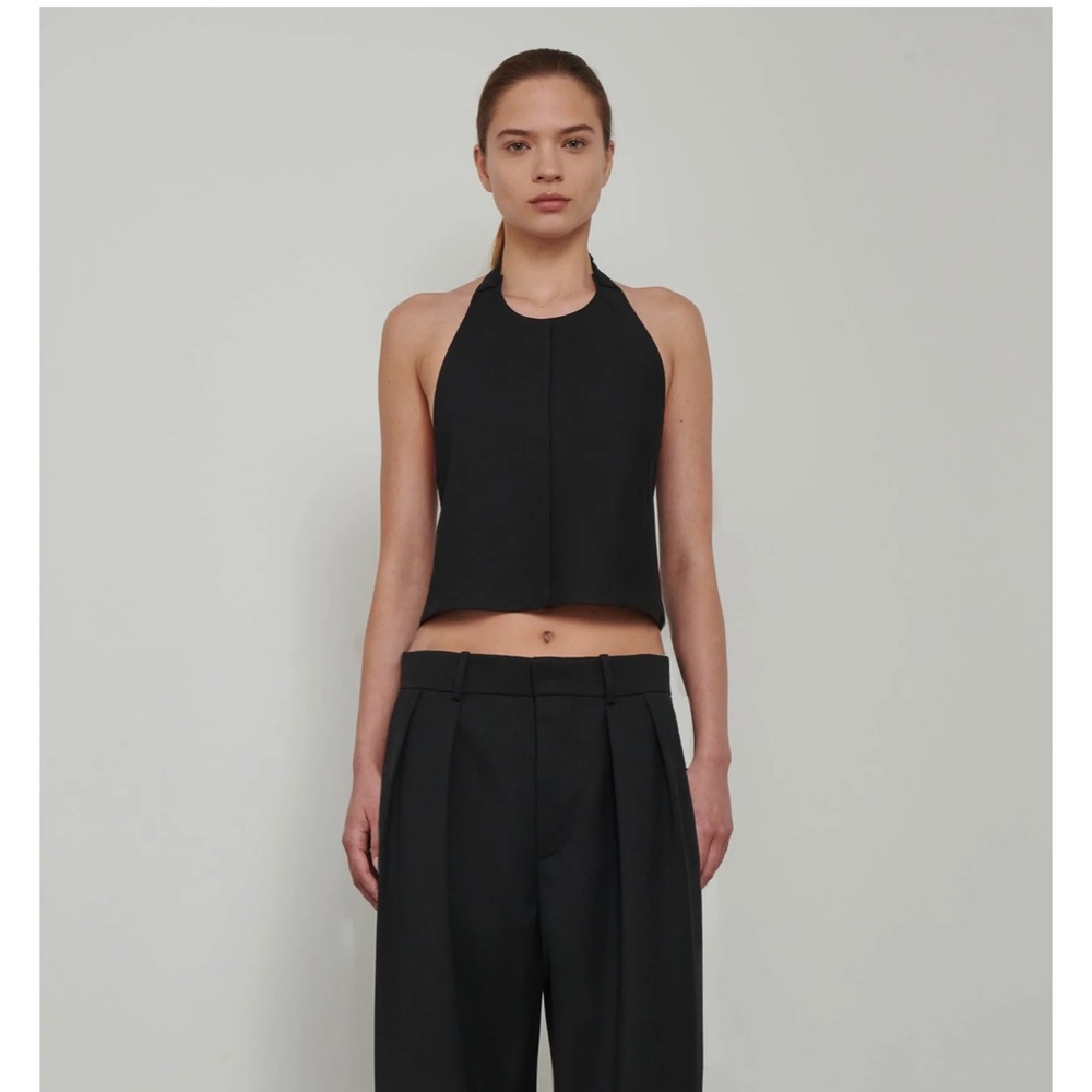 Wardrobe.NYC Halterneck Wool Top